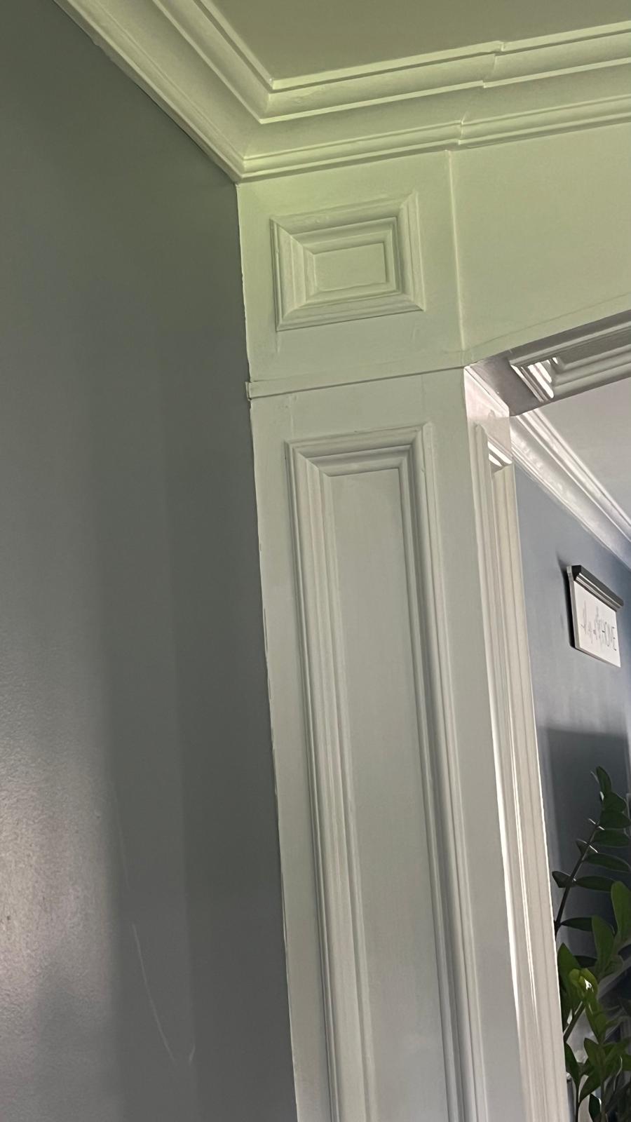 Moldura coronaria & rosetones