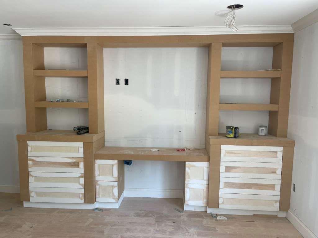 Mueble multimedia con cajones